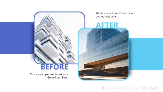 Two-Picture Layout Before and After Free PPT Template