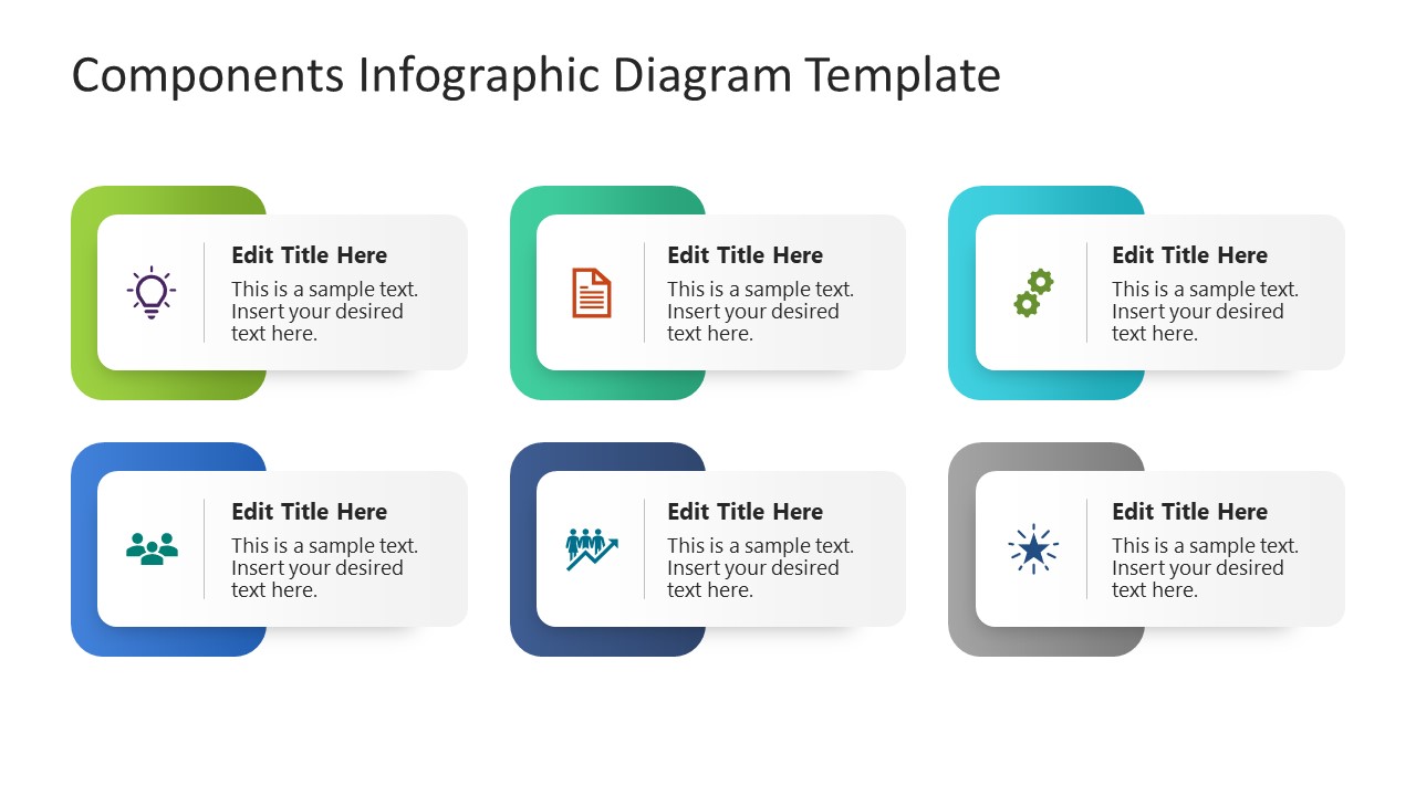 Free Components Infographic Diagram PPT Template