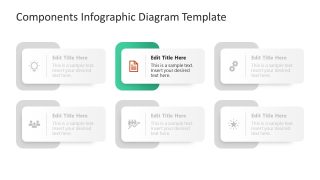 Customizable Free Components Infographic Diagram Slide 