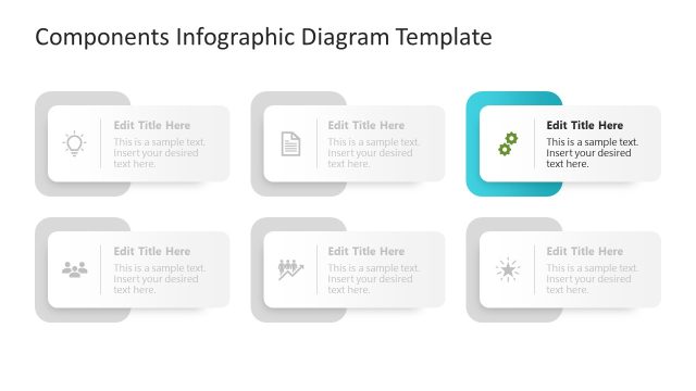 Free Components Infographic Template with Placeholder Text