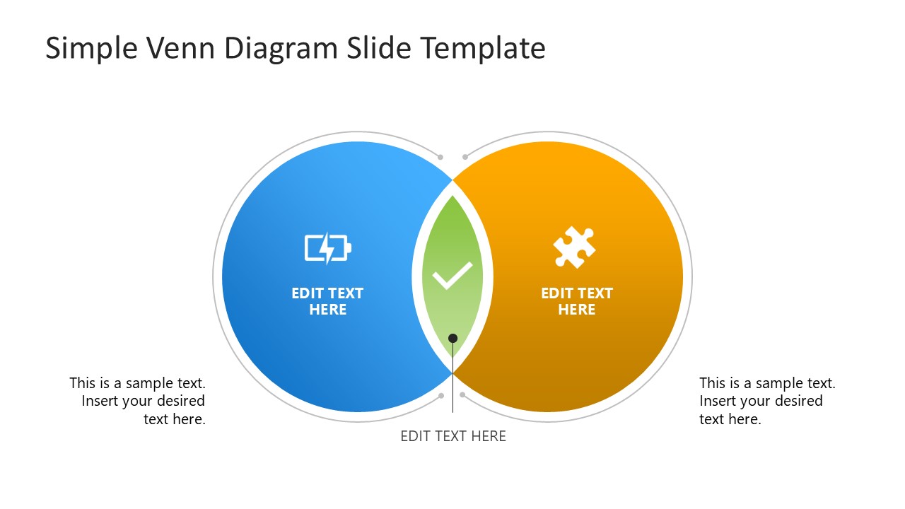 Free Simple Venn Diagram PPT Presentation Template