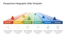 Free 6-Step Perspective Infographic PPT Slide