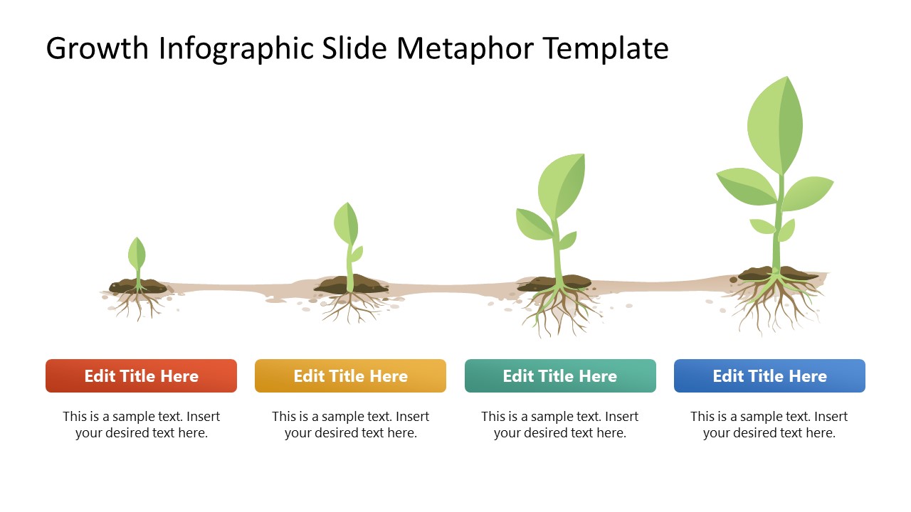 Free Growth Infographic Slide PPT Template
