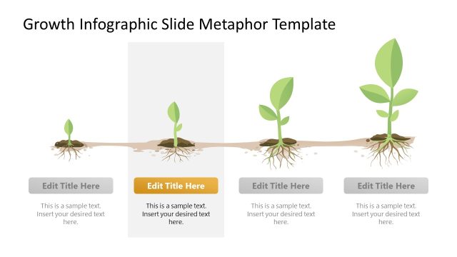Customizable Free Growth Metaphor PPT Template