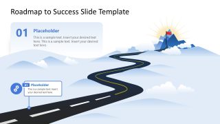 Free Roadmap to Success Presentation Layout 
