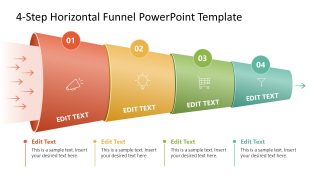 Free 4-Step Horizontal Funnel Presentation Template