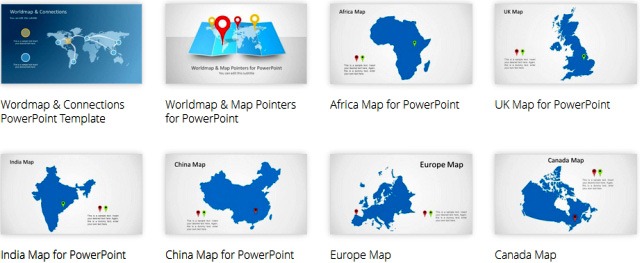 Using Maps in PowerPoint Presentations