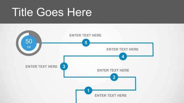 Roadmap Template with 5 Milestones