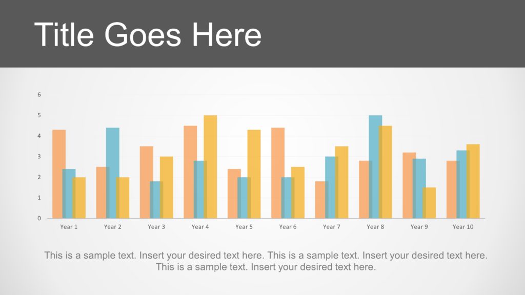 Powerpoint Data Driven Multiple Bar Chart Slidemodel
