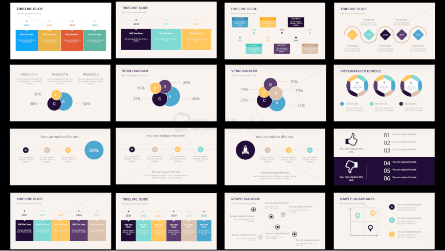 Free PPT Pastel Colors Infographics for Presentations