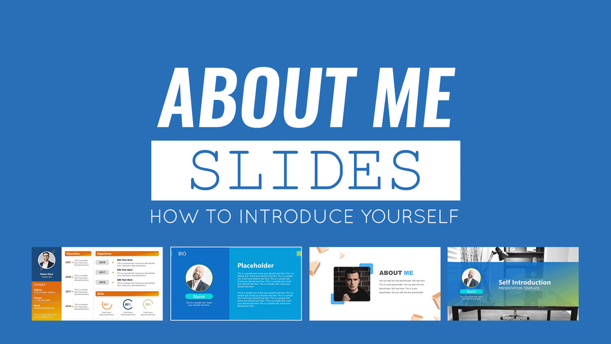 how to make a presentation to introduce yourself
