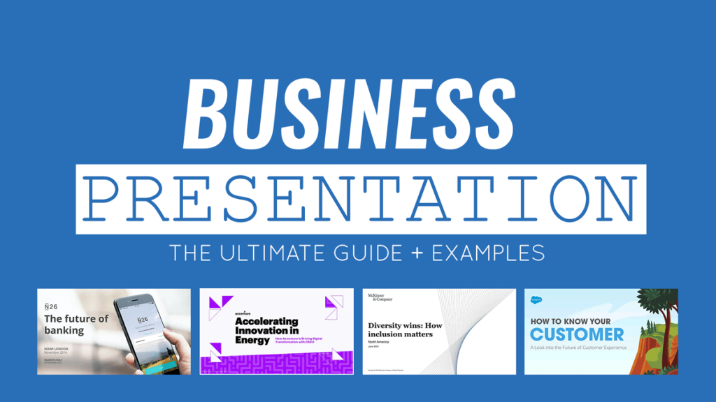 business presentation topic examples