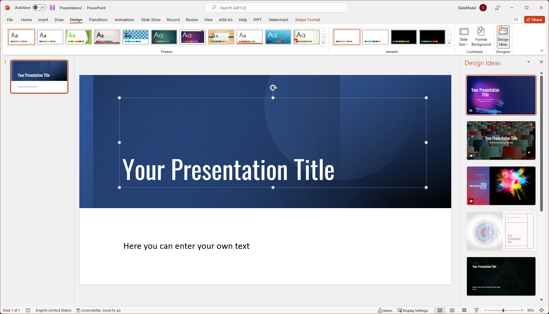 presentation ideas layout