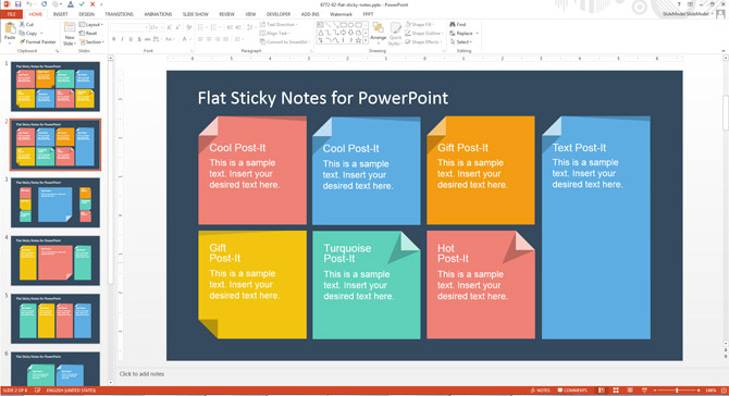 How To Add Custom Sticky Notes To Powerpoint Presentations Slidemodel 