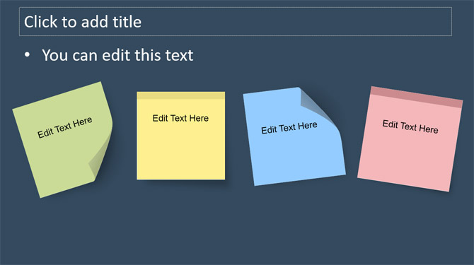 sticky notes in word