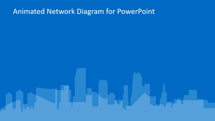 Animated Network Diagram PPT Template