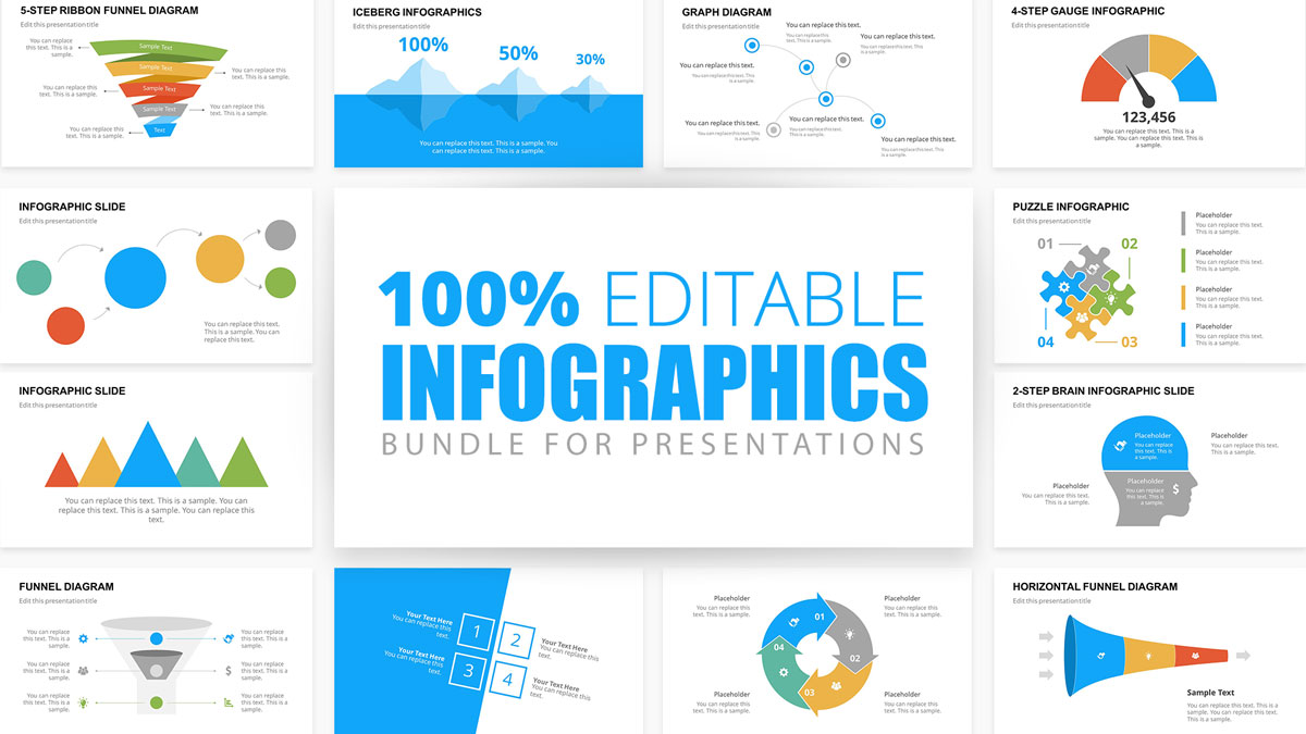 Professional Infographics Bundle for Presentations