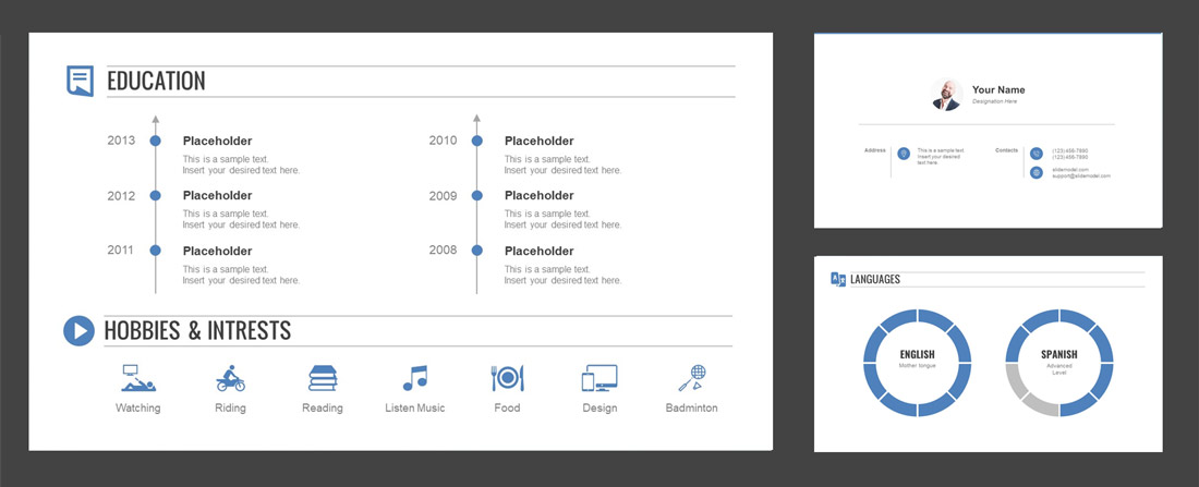 Interview Powerpoint Template Design Slidemodel