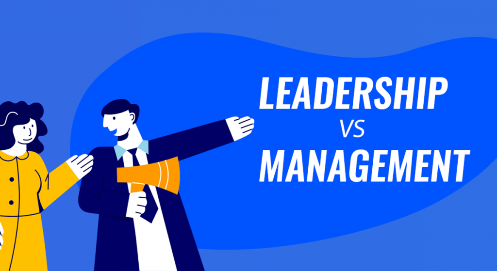 difference between leadership and management essay