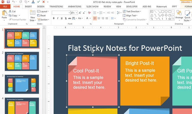 presentation create notes