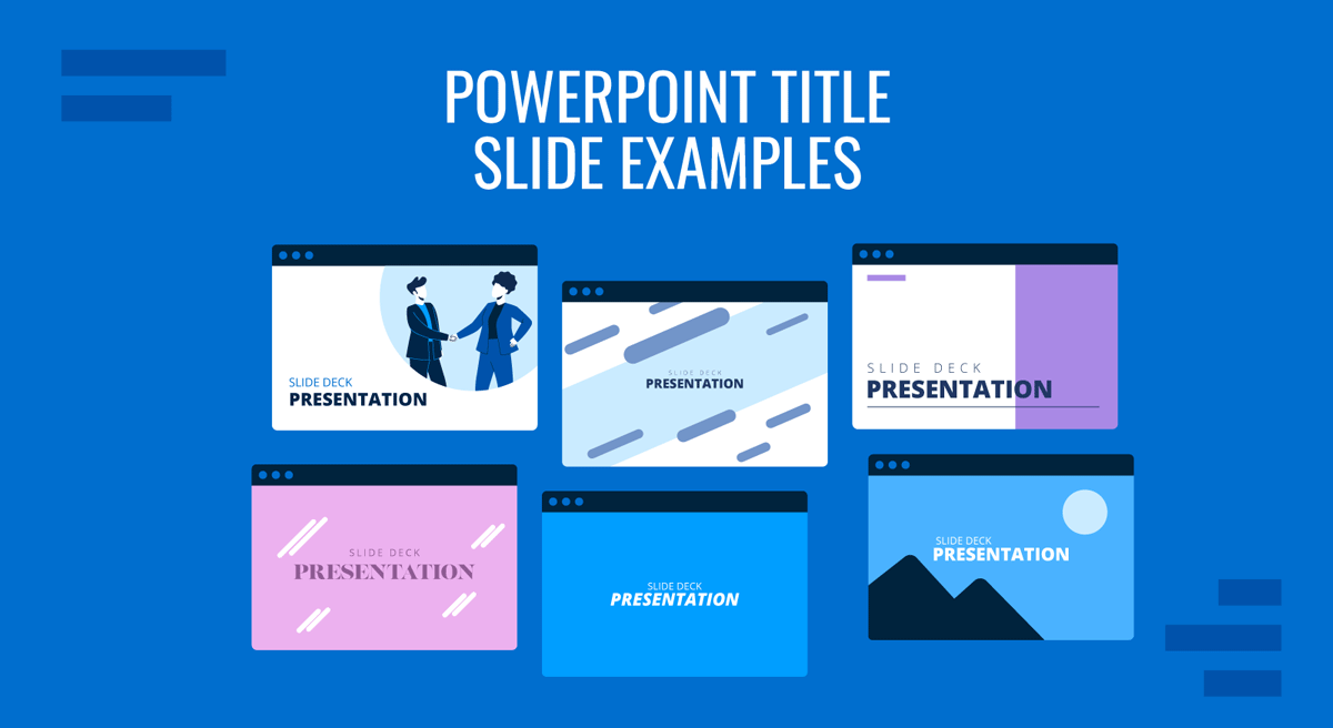 Cover for PowerPoint Title Slide Examples
