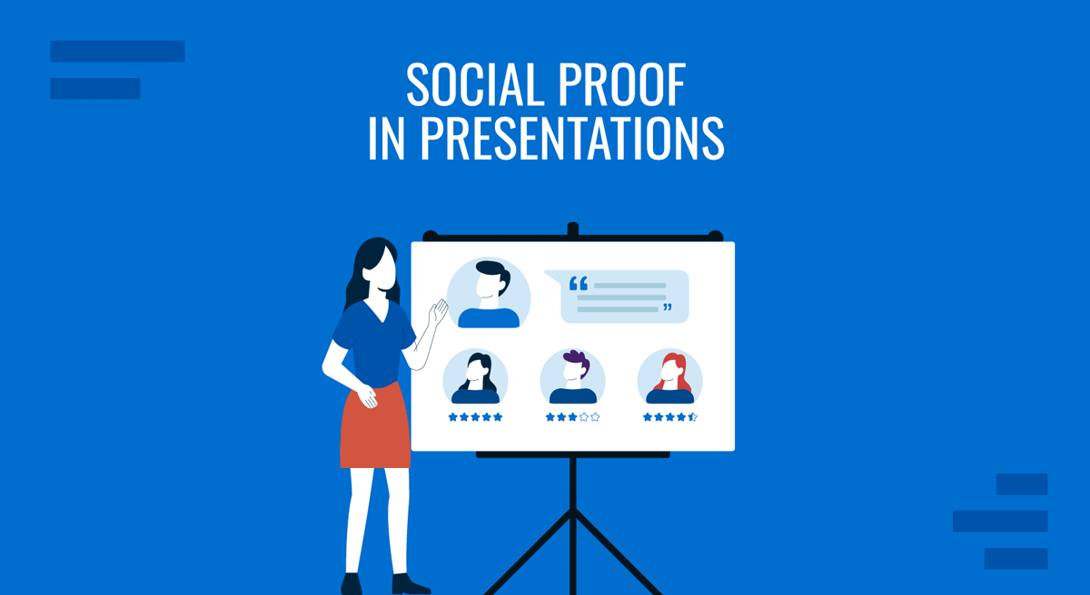 Social proof in presentations guide by SlideModel
