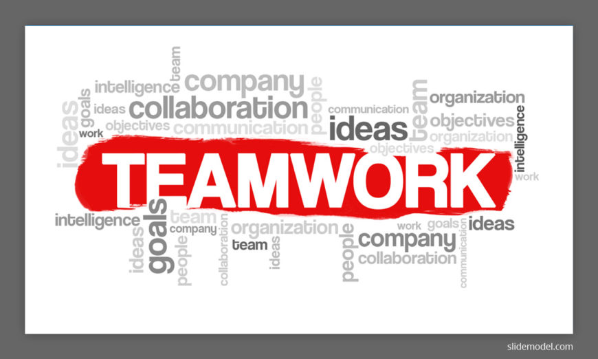 teamwork-word-cloud-illustration - SlideModel