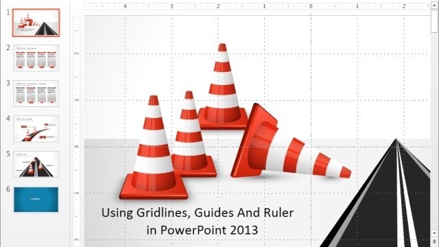 Using Gridlines, Guides And Ruler in PowerPoint 2013